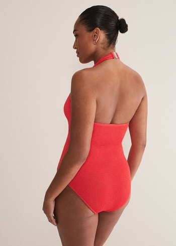 Phase Eight Red Halterneck Swimwear Coral Australia | PL1230675